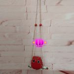 آویز جغد پارچه ای