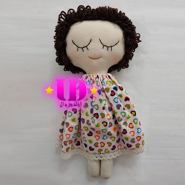 عروسک خوابیده پارچه ای