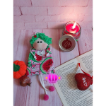 کیسه عروسکی پارچه ای طرح هندوانه