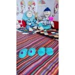 عروسک ننه جون و آقاجون نشسته