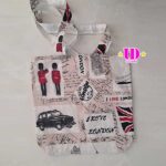 ساک خرید پارچه ای طرح انگلستان